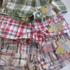 3 Pair BANANA SPLIT Ladies Shorts Size 30 NEW With Tags